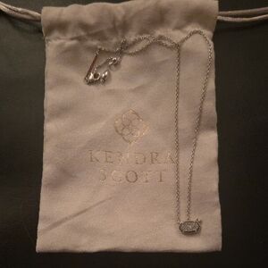 Kendra Scott Silver Pendant Necklace